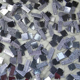 Square and Rectangle Sequins Silk Georgette