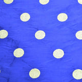 Polka Dot Pattern Silk Shantung Embroidery