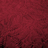 Floral Design Solid Colors Silk Shantung Embroidery
