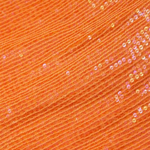 Handwork Sequins Solid Colors Silk Georgette