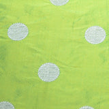 Polka Dot Pattern Silk Shantung Embroidery