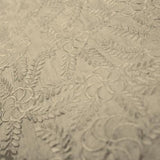 Floral Design Solid Colors Silk Shantung Embroidery