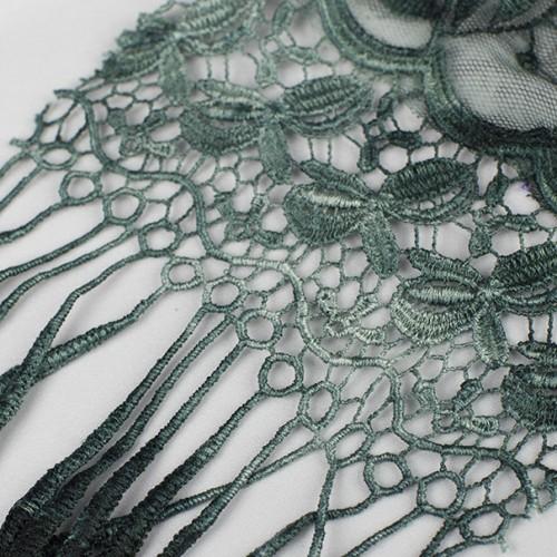 Thin Loopy Floral Embroidered Lace Fabric – Butterfly Fabrics NYC