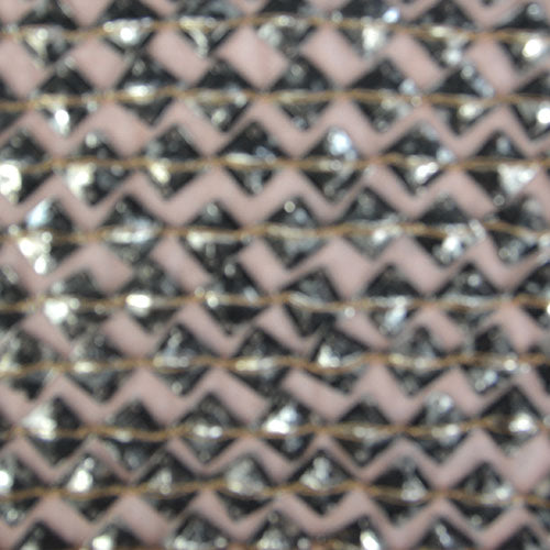 Round and Square Plastic Sequins Silk Georgette