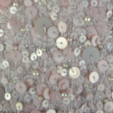 Silk Georgette with Handwork Sequins 042