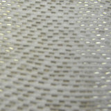 Long Thin Silver Bead Sequins Silk Georgette