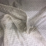 Metallic Sequins Silk Organza Embroidery