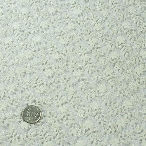 French Bridal Hand-Beaded Lace Fabric