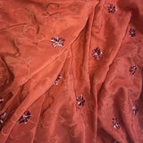 Chenille Flower Silk Embroidery