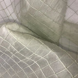 One Inch Quilted Silk Organza