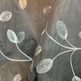 Silk Shantung embroidery 3 colors