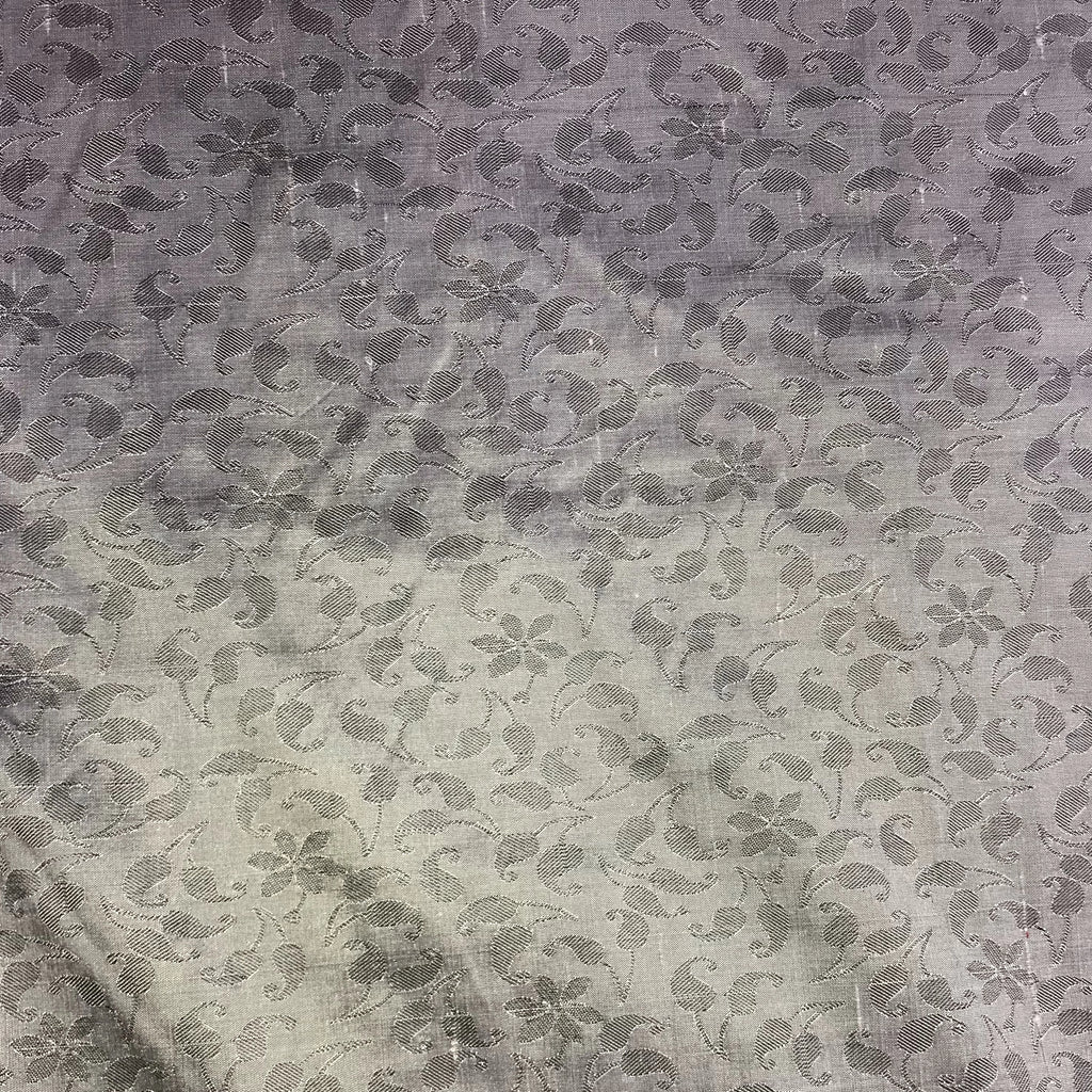 Simple Floral Pattern Silk Jacquard