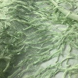 Hanging Tassels Silk Organza Embroidery