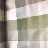 Check Pattern Silk Organza