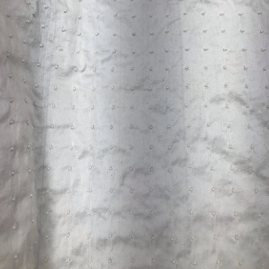 Pearl Design Silk Embroidery