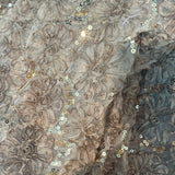 Vogue Ribbon Sequins flowers Lace