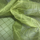One Inch Quilted Silk Organza