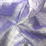 One Inch Quilted Silk Organza