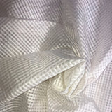 Gingham Pattern Silk Organza