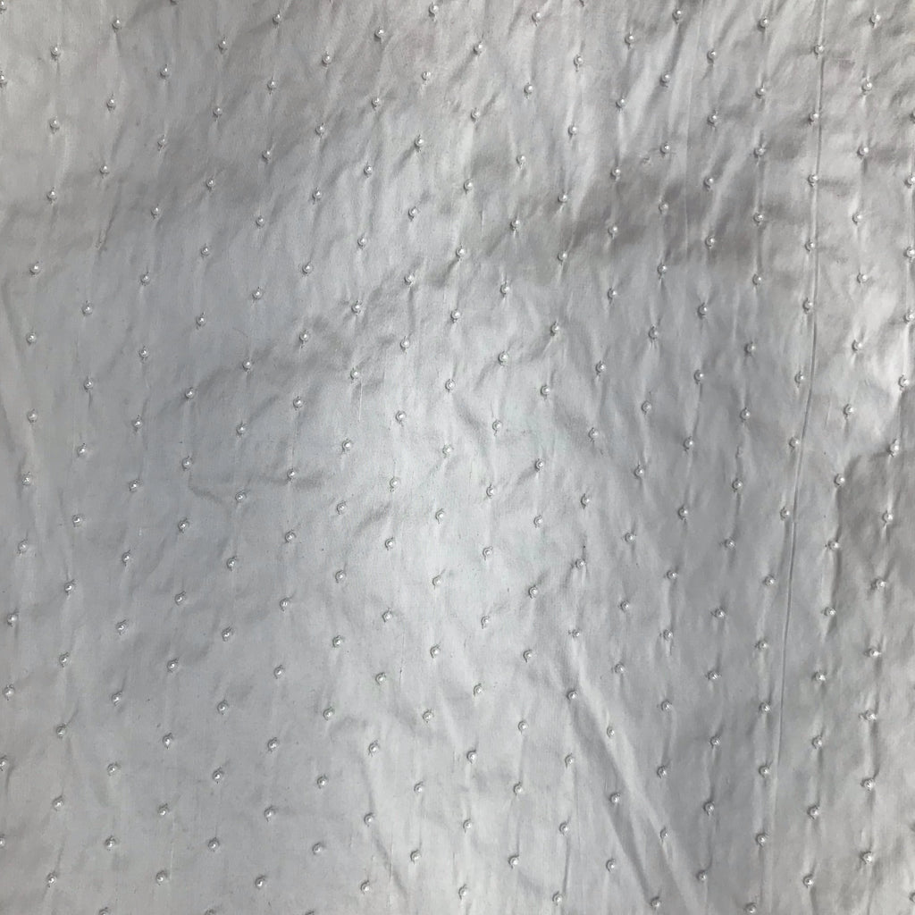 Pearl Design Silk Embroidery