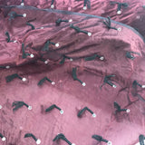 Tassels and Mirrors Silk Organza Embroidery