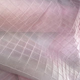 One Inch Quilted Silk Organza