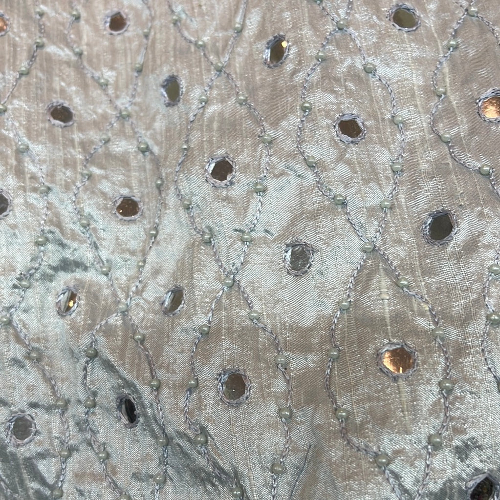 Silk Dupioni with mirror