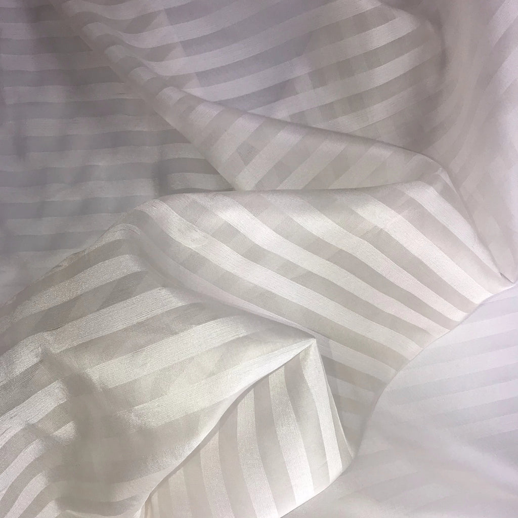 Stripes Silk Organza