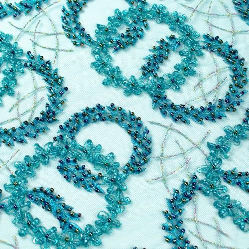 French Beaded Bangle Design Lace