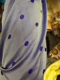 Silk Satin Dubble Face self Dotted