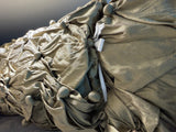 Silk Dupion shantung with Handwork French knotted 30”