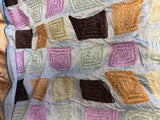 Silk base with GoGo Embroidery in Multi Color
