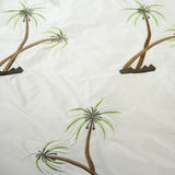 Coconut Trees Silk Taffeta