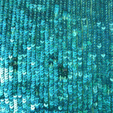 Turquoise Handwork Sequins Silk Georgette