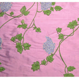 Grapes on the Vine Silk Shantung Embroidery
