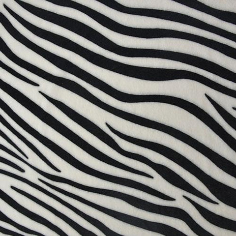 Zebra Print Faux Fur