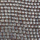 Round and Square Plastic Sequins Silk Georgette