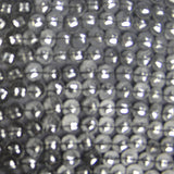 Round Leather Patch with Square Silver Sequins Silk Georgette
