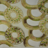 Circle Wreath Pattern Lace Fabric