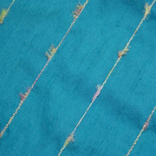 Thread Stripe Silk Shantung