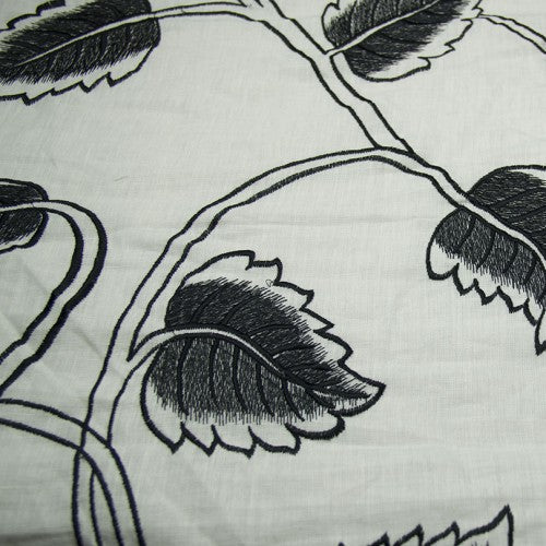 Leaf Pattern European Linen Embroidery
