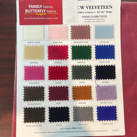 Cotton Velveteen