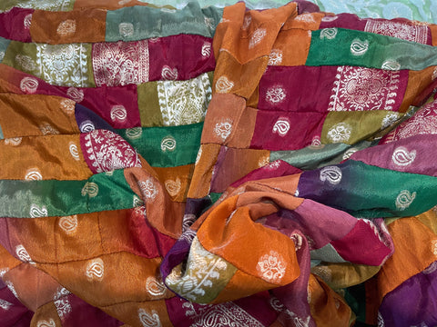 Fabrics with patchwork
