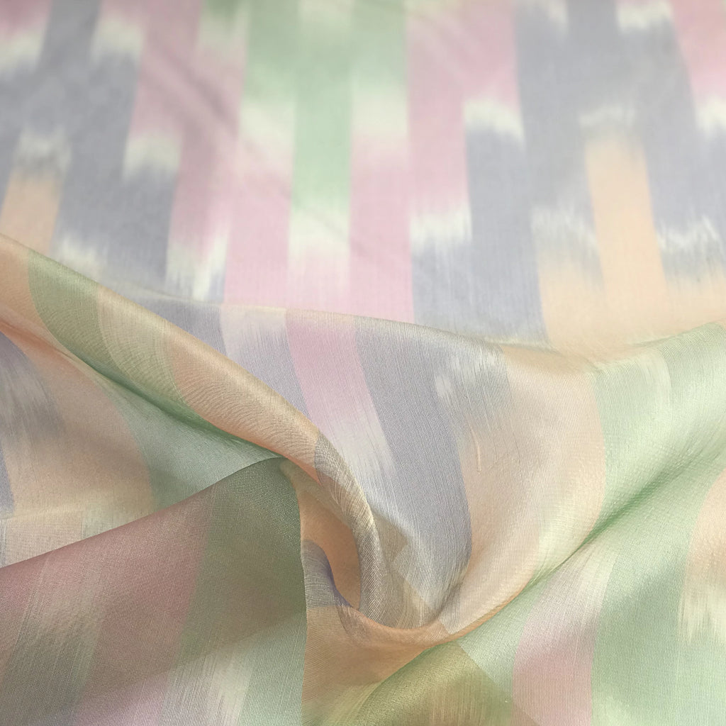 Tie Dye Silk Organza 45''