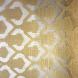 Gold Pattern Silk Organza Jacquard