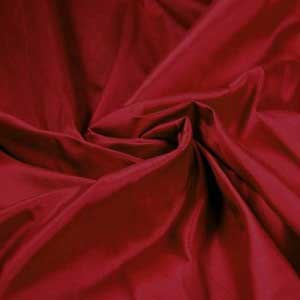 Classic Red Silk Shantung - Renaissance Fabrics